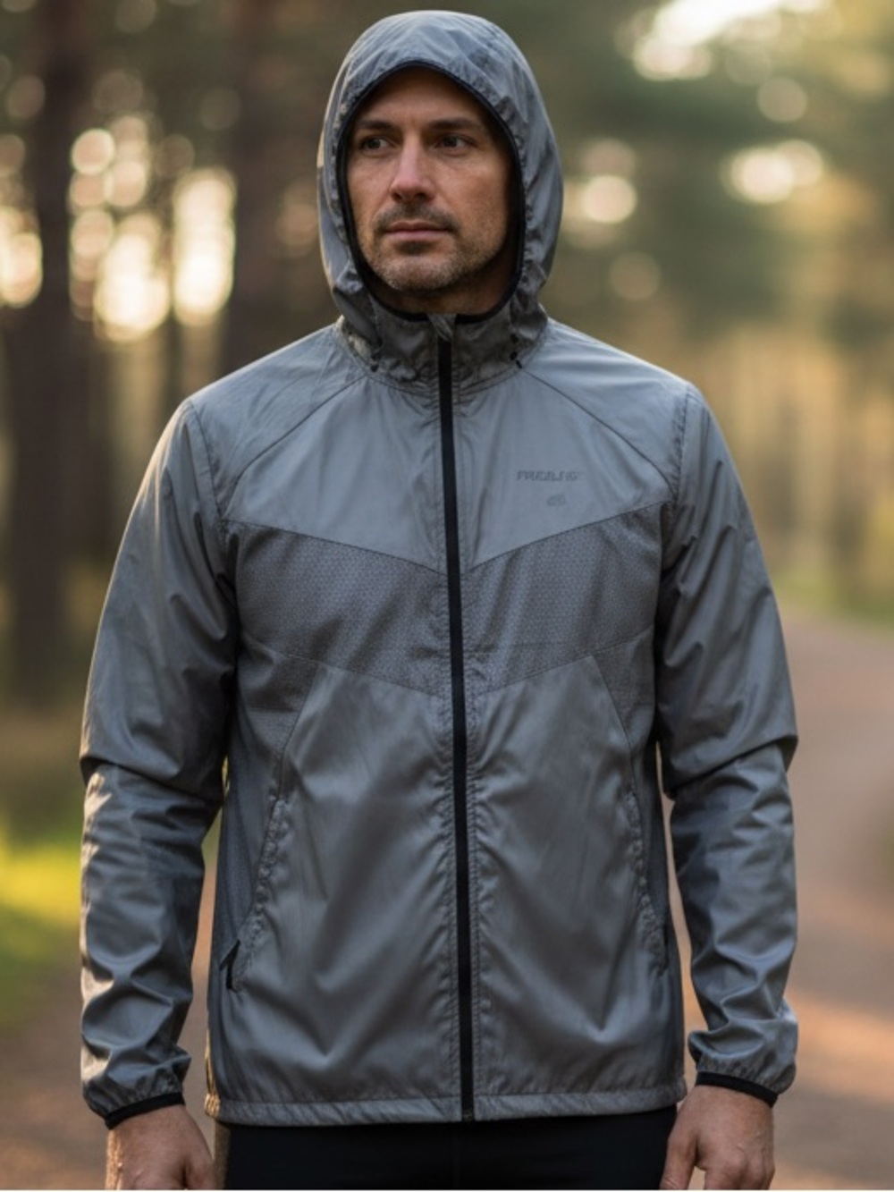 Men's XL Hooded Running Jacket